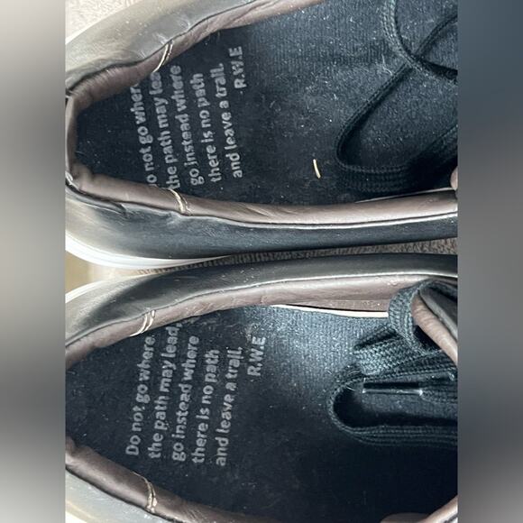 Helm The Xander Mens Size 11M Black Leather Sneakers Shoes Brazil WORN TWICE - Picture 7 of 8